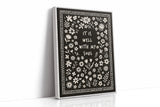 It Is Well With My Soul Floral Print