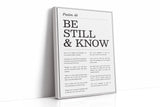 Be Still and Know Psalm 46