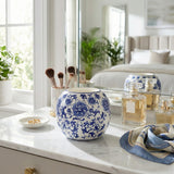 Honcut Green/White Jasmine Chinoiserie Candle