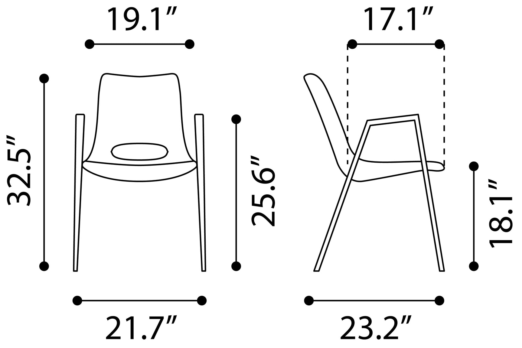 Desi Beige & Gold Dining Chair (Set of 2)