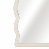 Elroyhaven White Wavy Leaner Mirror