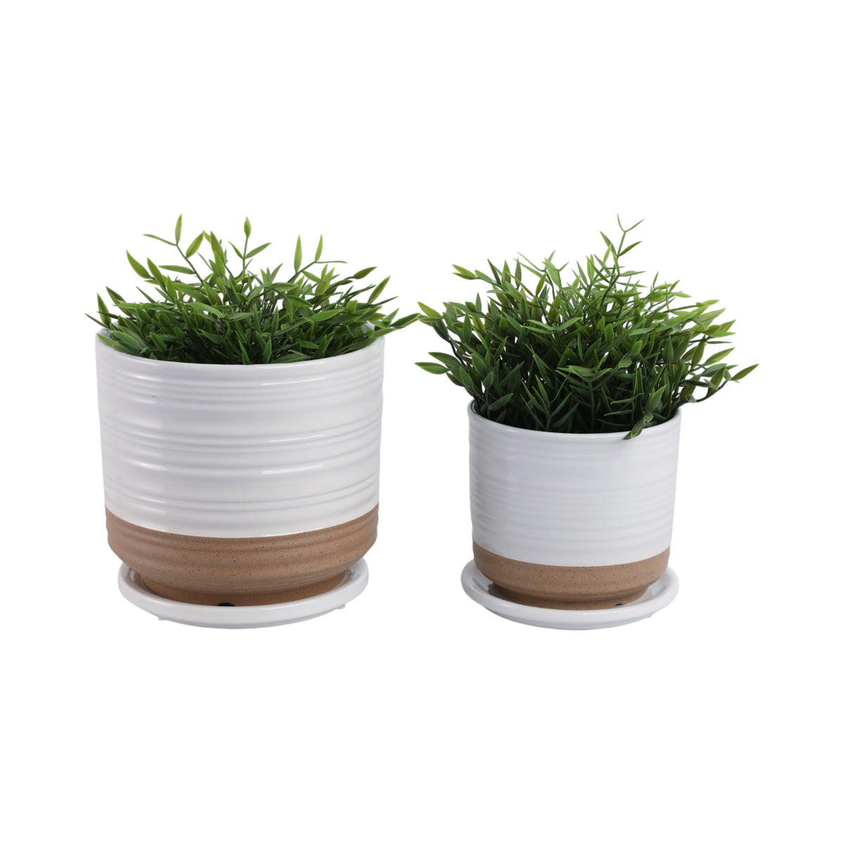 Fionaoak Ivory/White/Tan Planters (Set of 2)