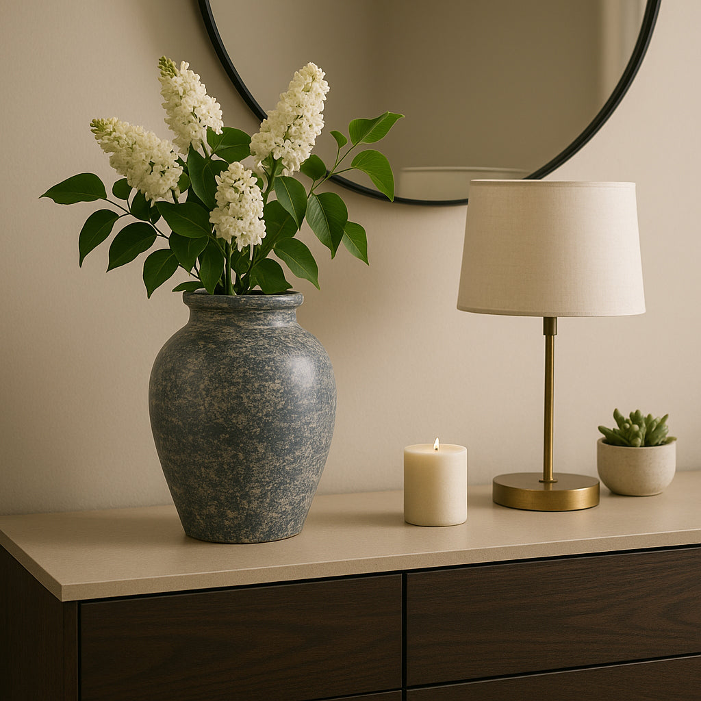 Carlinrose Blue/White Medium Vase