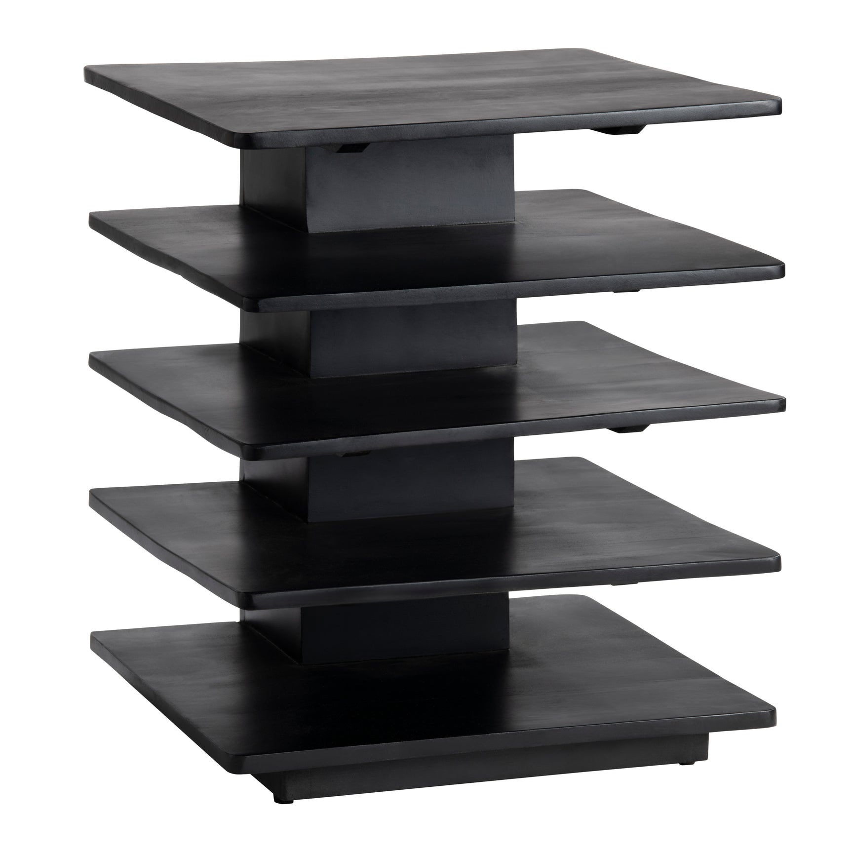 Hopper Black End Table