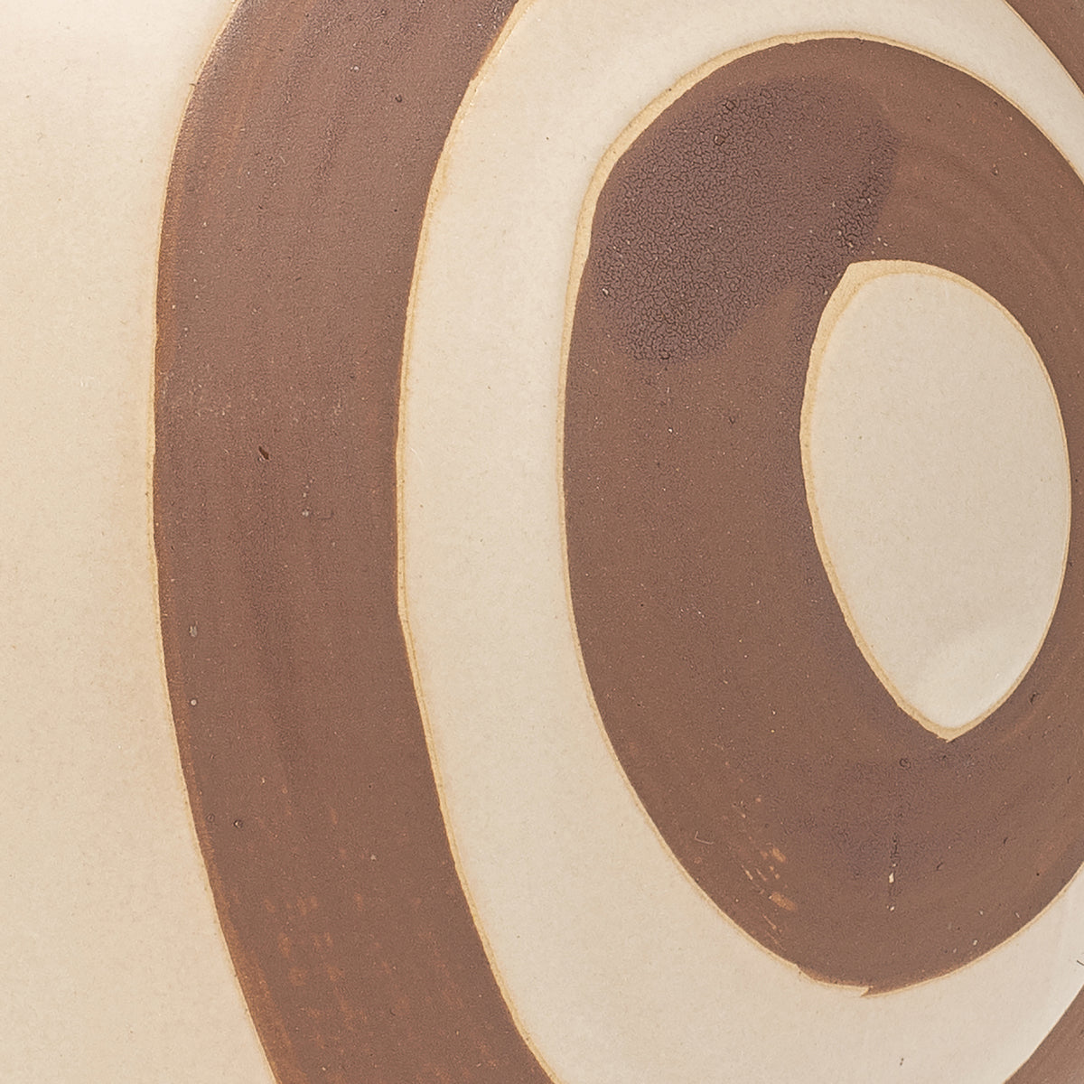 Oroleve Cream Ceramic Abstract Vase