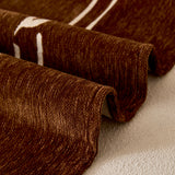 Chenille Jacquard Sofa Throw Cover with Tassel Soft Thick Couch Protector Blanket