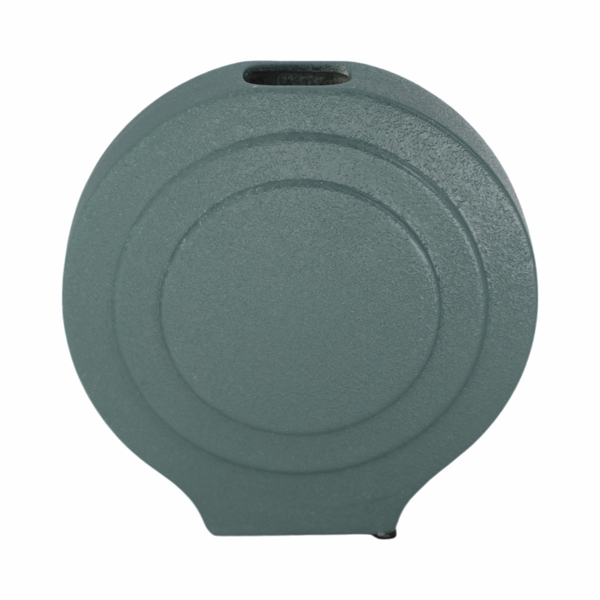 Zayante Deep Teal/Blue/Green Dolomite Round Vase