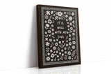 It Is Well With My Soul Floral Print