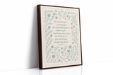 The Lord Bless You Floral Scripture Print
