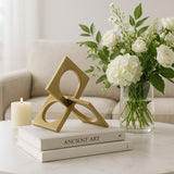 Wheatland Gold Metal Linked Square Decor