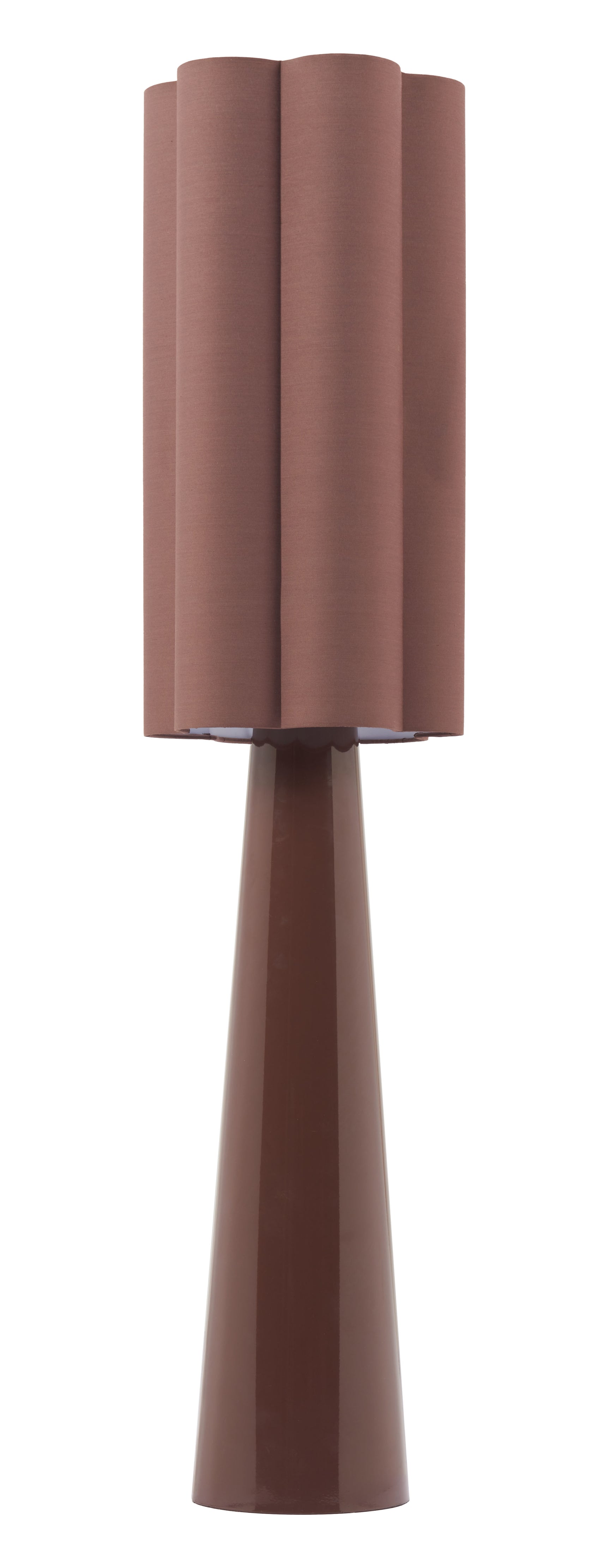 Violet Brown Floor Lamp