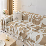 Chenille Sofa Cover Blanket, Couch Cover Blanket Throws for Couches Living Room Furniture Throw Covers
