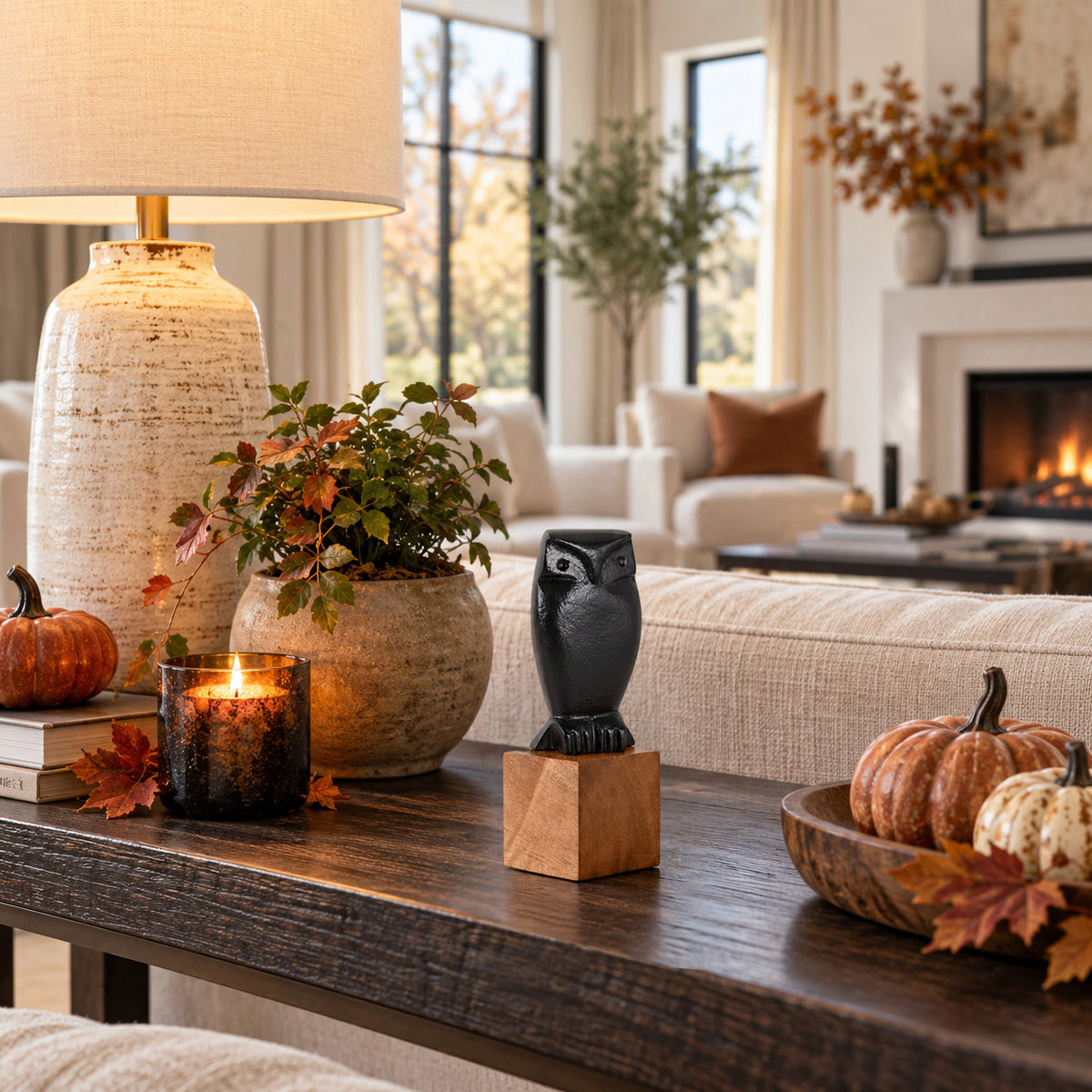 Gavinrun Black/Tan Decor