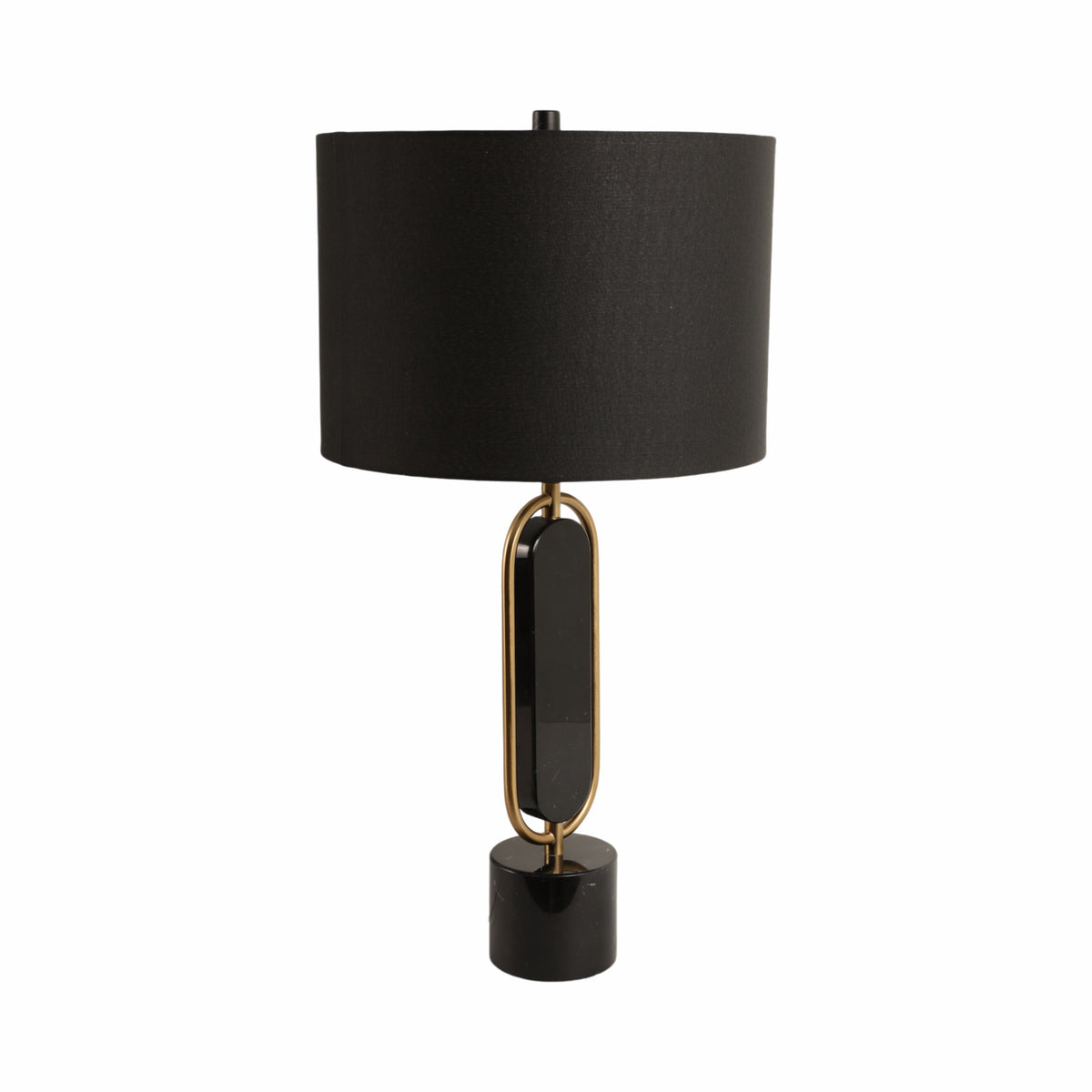 Lamont Gold/Black Metal/marble Table Lamp