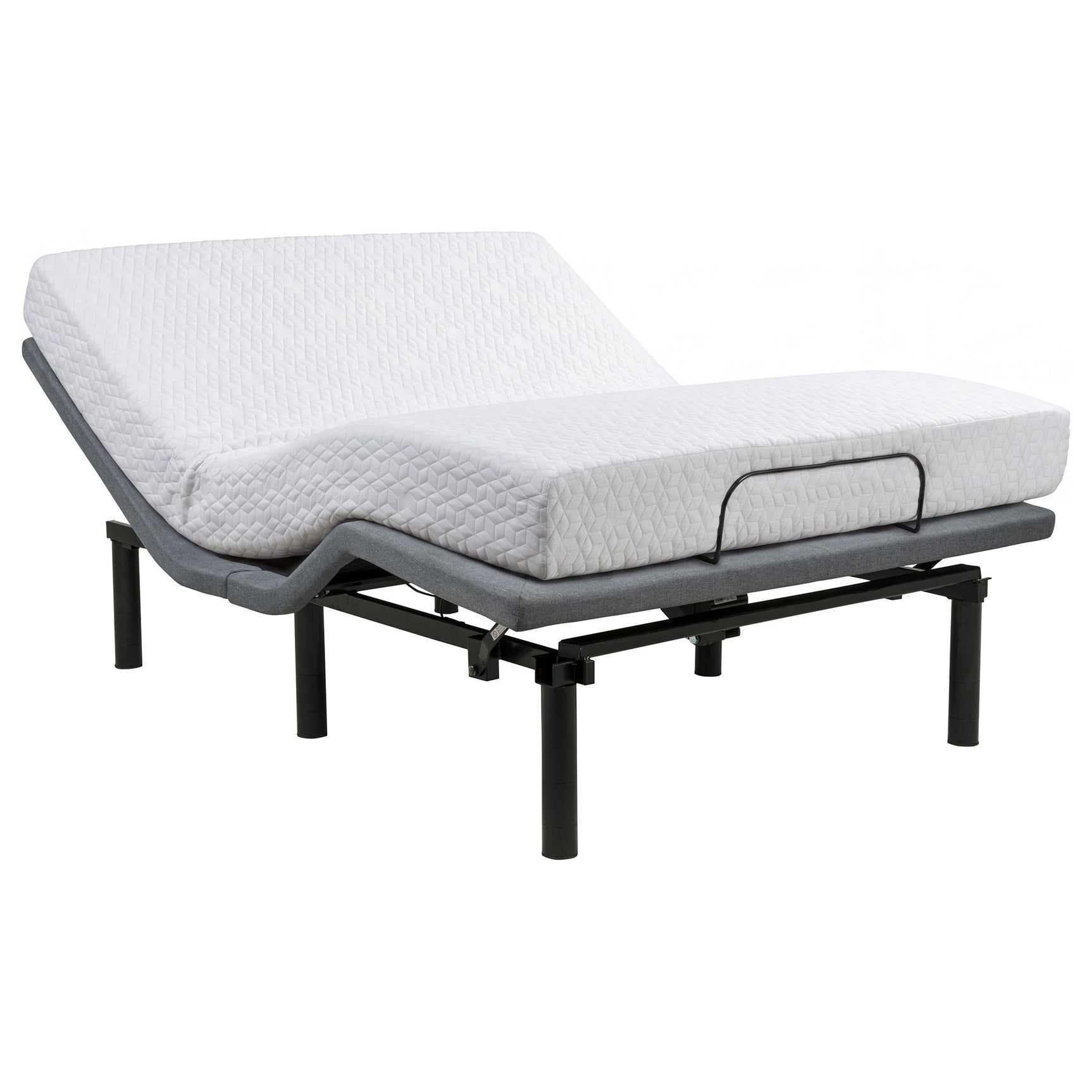 Tasca Black Full Dual-motor Adjustable Bed Base In