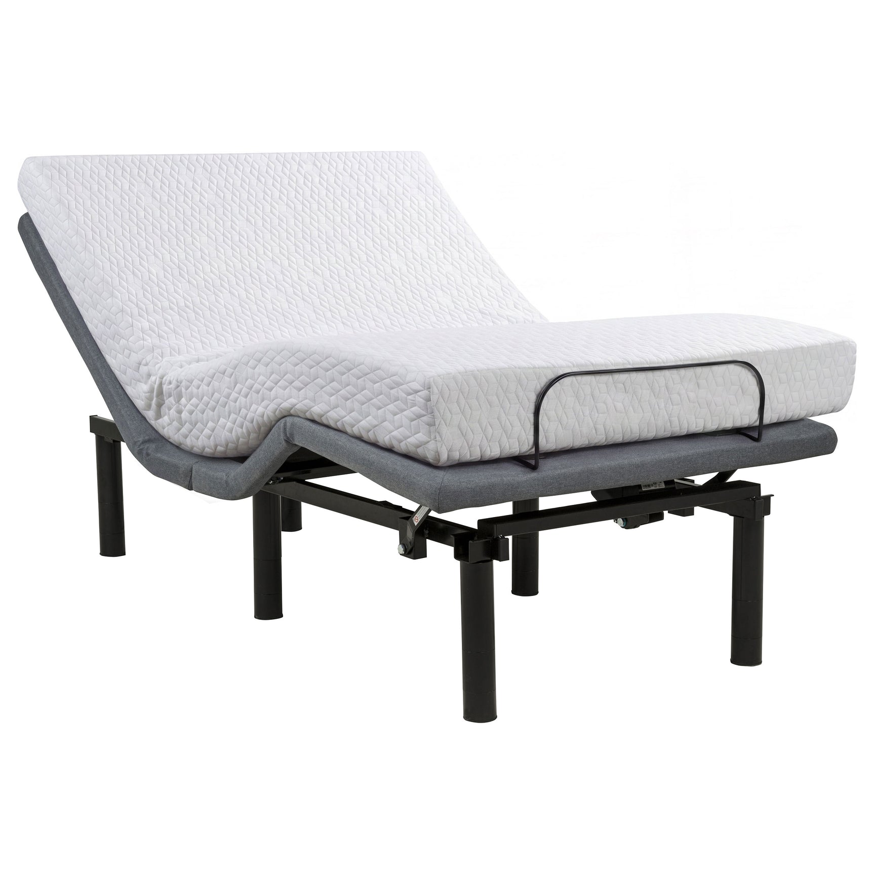 Tasca Black Twin Dual-motor Adjustable Bed Base In