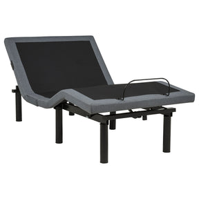 Weston Black And Grey Twin Dual-motor Massage Adjustable Bed Base In
