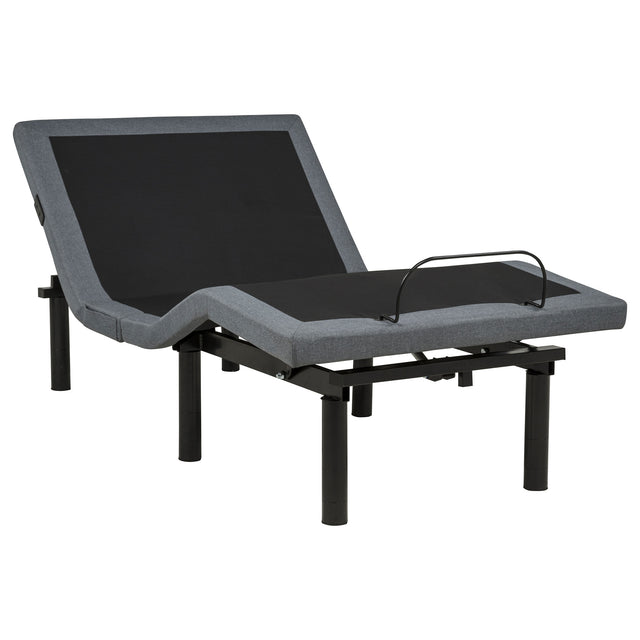 Weston Black And Grey Twin Dual-motor Massage Adjustable Bed Base In