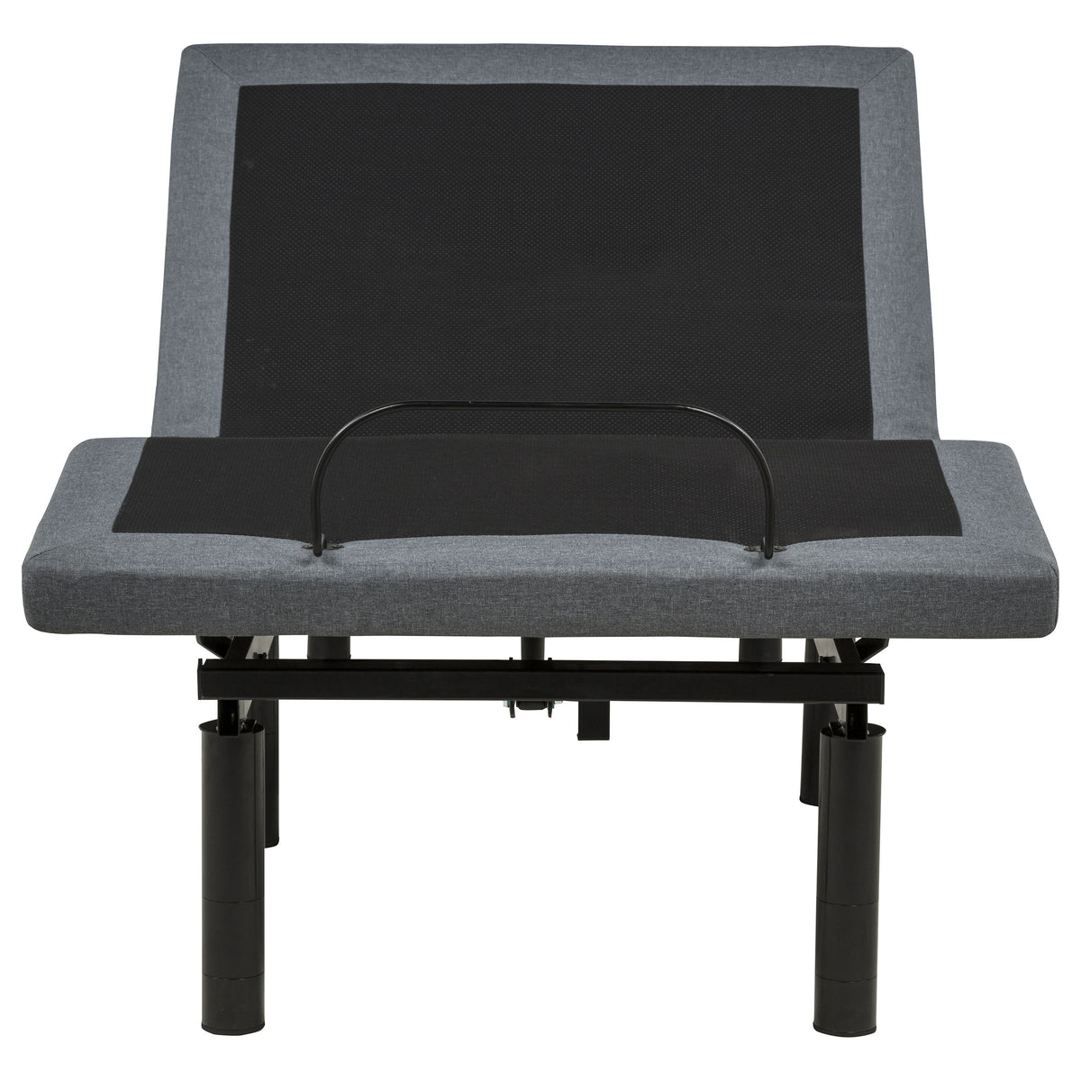 Weston Black And Grey Twin Dual-motor Massage Adjustable Bed Base In