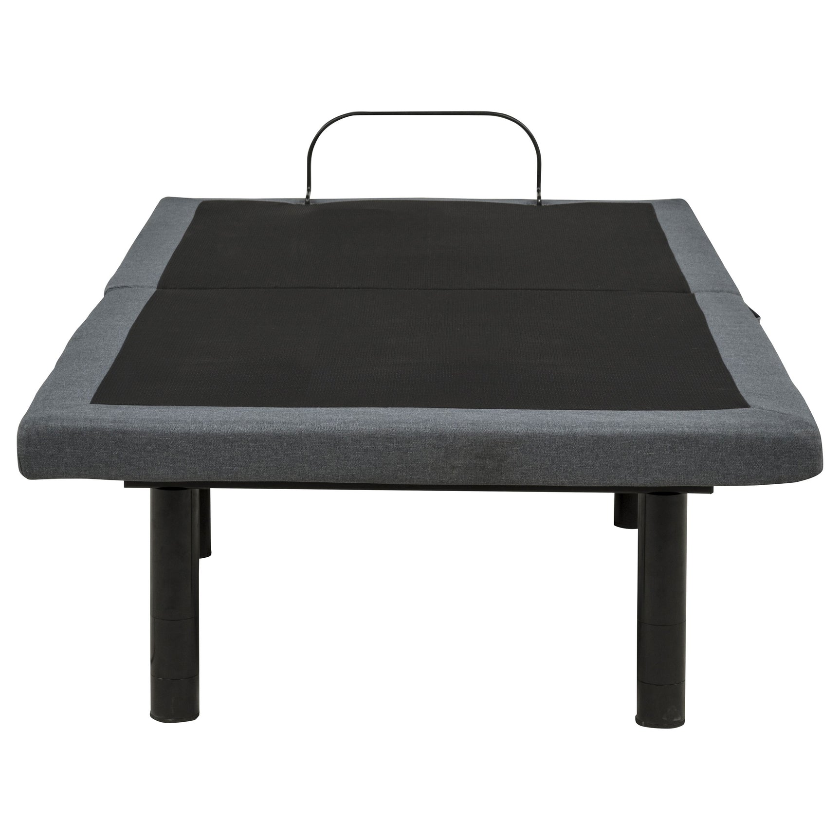 Weston Black And Grey Twin Dual-motor Massage Adjustable Bed Base In