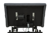 Weston Black And Grey Twin Dual-motor Massage Adjustable Bed Base In