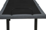 Weston Black And Grey Twin Dual-motor Massage Adjustable Bed Base In