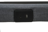 Weston Black And Grey Twin Dual-motor Massage Adjustable Bed Base In