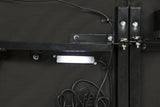 Weston Black And Grey Twin Dual-motor Massage Adjustable Bed Base In