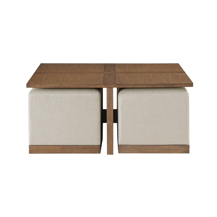 Sienna Brown Cocktail Table