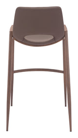 Desi Brown & Walnut Barstool (Set of 2)