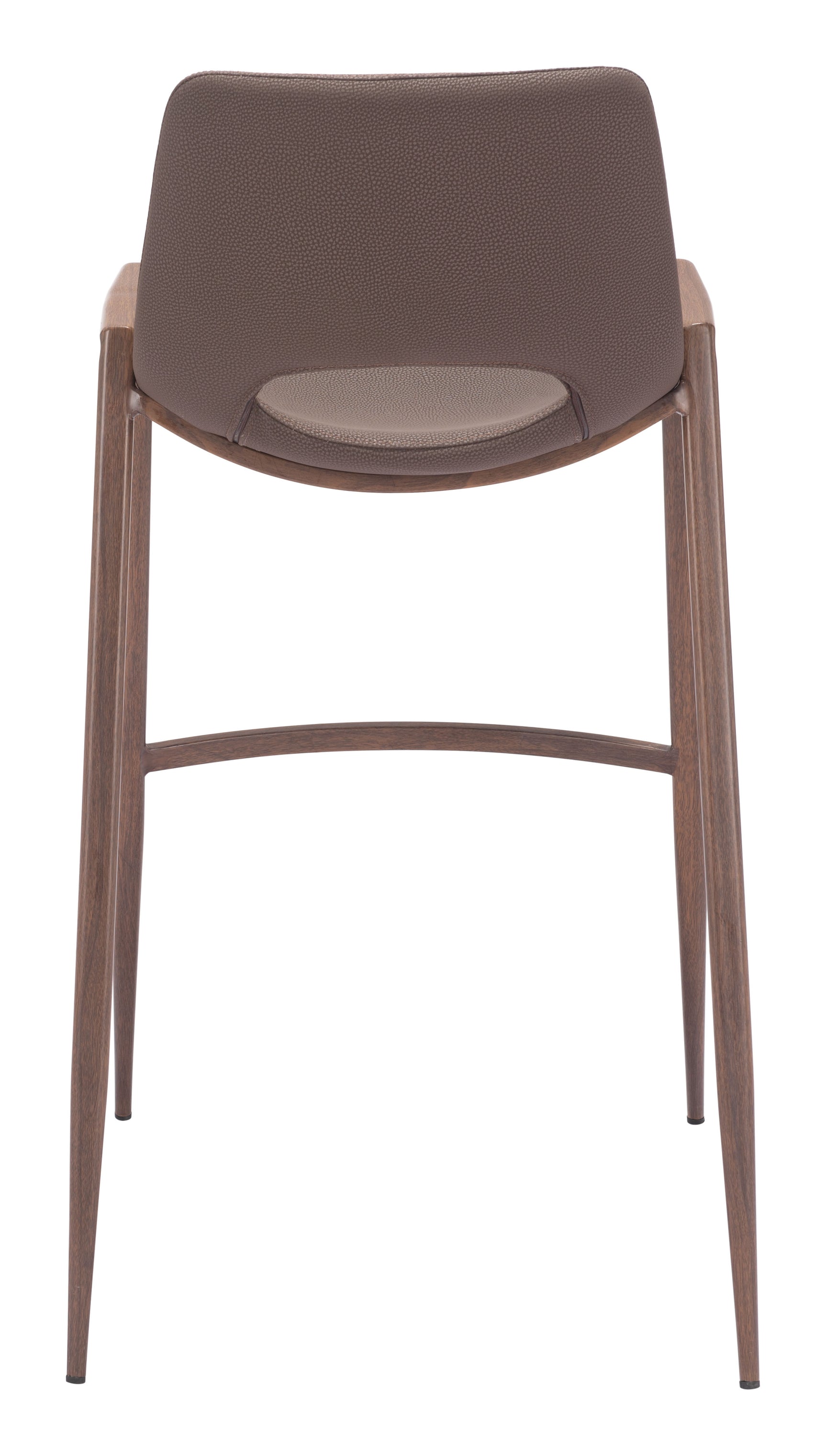 Desi Brown & Walnut Barstool (Set of 2)