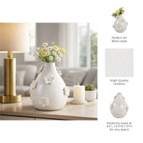 Keatonfield Ivory/Yellow Vase