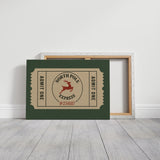 North Pole Express Ticket Print