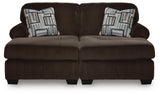 Landsings Chocolate 2-Piece Super Chaise