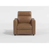 Equinox Brown Power Reclining Chair With Curved Track Arms