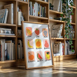 Fruits of the Spirit Illustrated Print