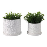 Bowenhaven White Planters (Set of 2)