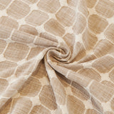 Grid Textured Sofa Cover with Sheer Ruffle Skirt, Pet-Friendly Sofa Throw Slipcover