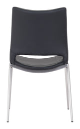 Ace Black & Silver Dining Chair (Set of 2)