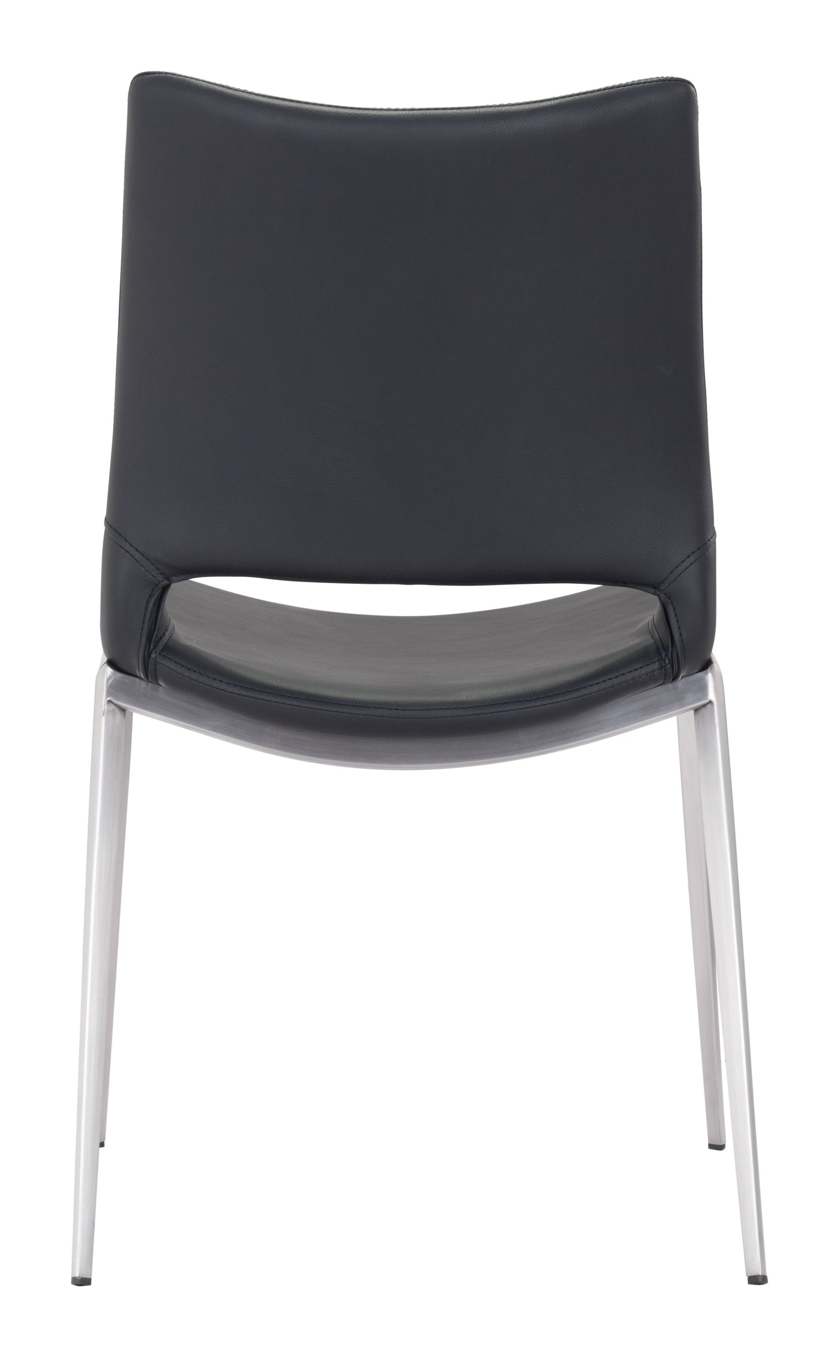 Ace Black & Silver Dining Chair (Set of 2)