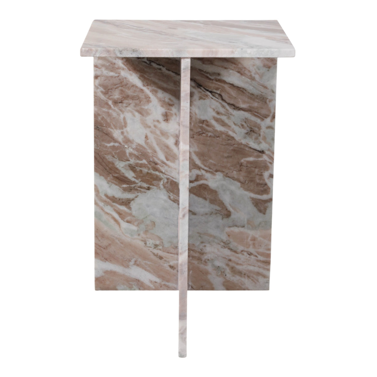 Lenwood Brown Torrento Marble Accent Table