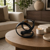 Dashport Black Aluminum Knot Sculpture - 14585-03EC