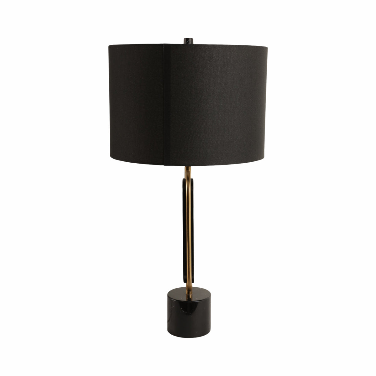 Lamont Gold/Black Metal/marble Table Lamp