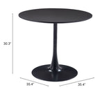 Opus Black Dining Table