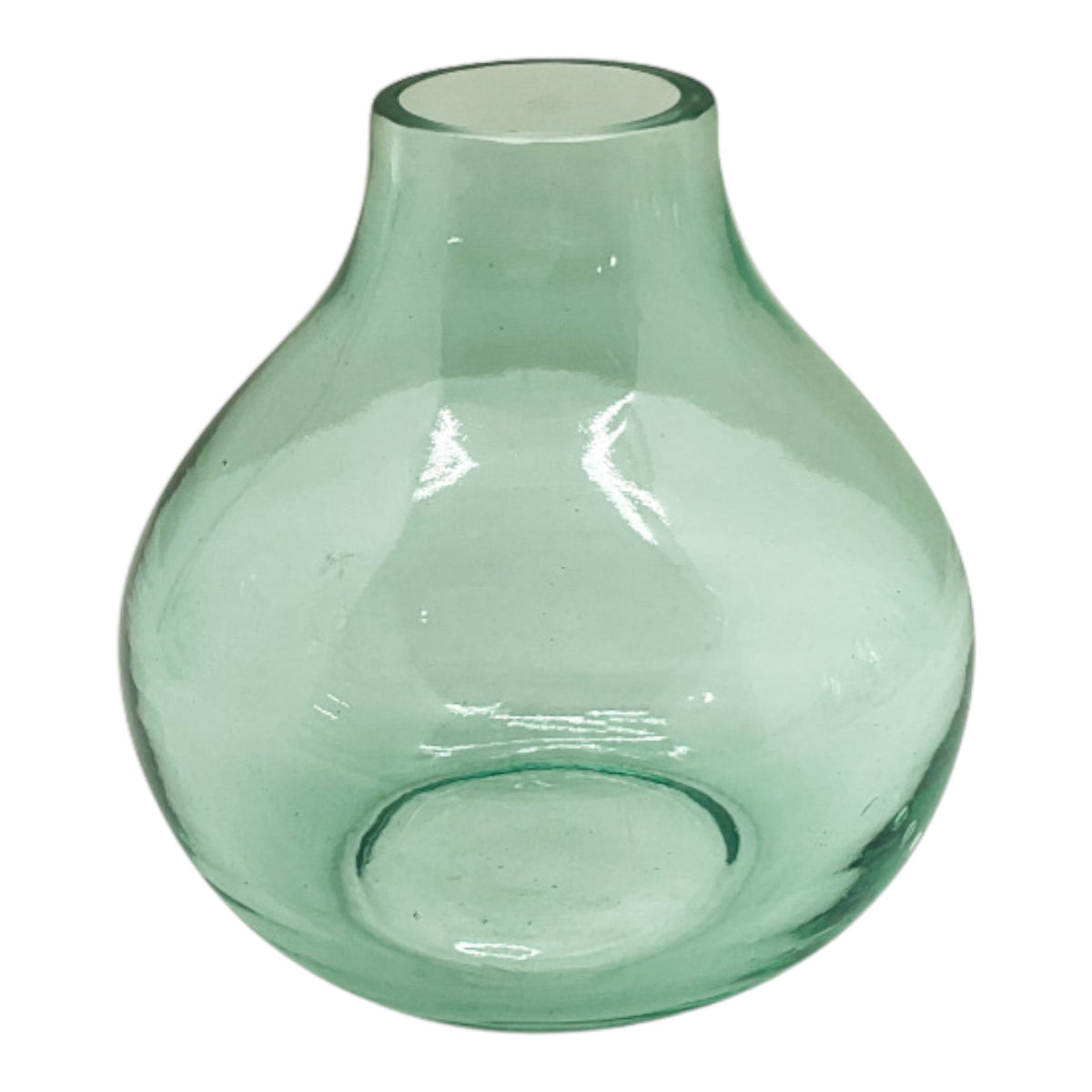Weitchpec Green/Blue Glass Bud Vase