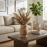 Menifee Natural Traditional Wood Vase