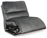 Clonmel Charcoal 6-Piece Reclining Sectional - Ornate Home