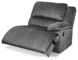 Clonmel Charcoal 6-Piece Reclining Sectional - Ornate Home