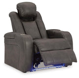 Fyne-Dyme Shadow Power Reclining Loveseat and Recliner (Online Special Price)