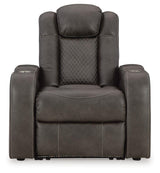 Fyne-Dyme Shadow Power Reclining Loveseat and Recliner (Online Special Price)